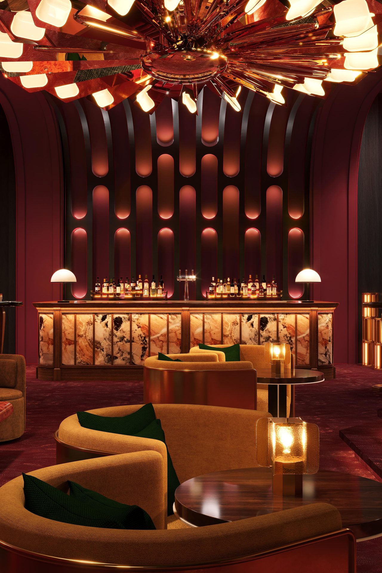 The private dining room at The Club